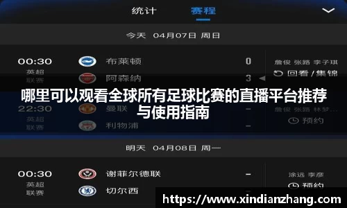 哪里可以观看全球所有足球比赛的直播平台推荐与使用指南