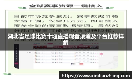 湖北省足球比赛十堰直播观看渠道及平台推荐详解